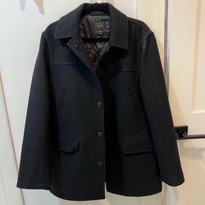J. Crew Men’s university wool blend coat